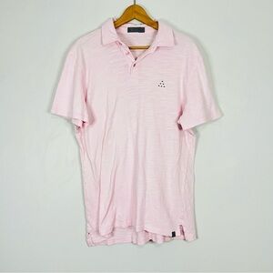 G/FORE “Ice Pink” Performance Golf Polo Shirt XL